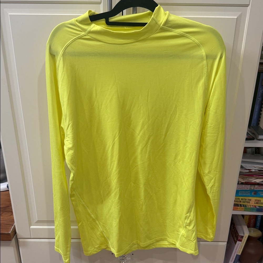 Layer 8 Men's Neon Yellow Rash Guard
